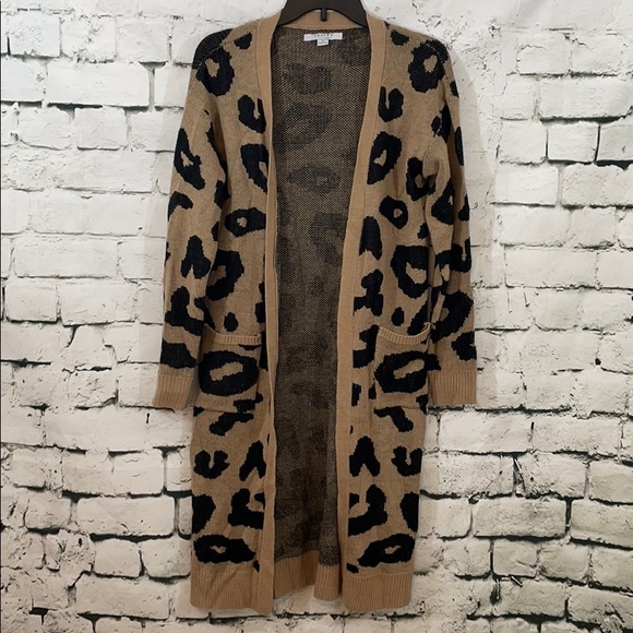 FAVLUX Sweaters - Favlux animal print long cardi